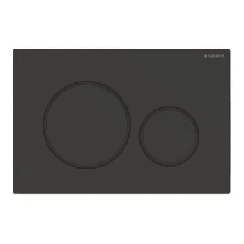 Клавиша смыва Geberit Sigma20, матовый черный/ черный(115.882.16.1) - Фото №1