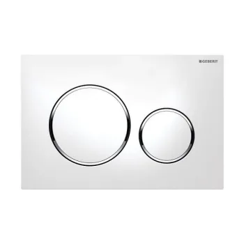 Кнопка змиву Geberit Sigma20, білий/хром глянець (115.882.KJ.1)