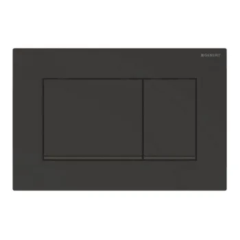 Клавиша смыва Geberit Sigma30, матовый черный/ черный… - Фото №1