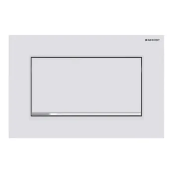 Змивна клавіша Geberit Sigma 30, білий/матовий хром (115.893.JT.1)