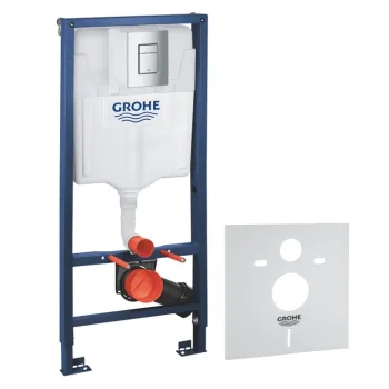 Система інсталяції для унітазу Grohe Rapid SL 3 в 1 з кнопкою Skate Cosmopolitan (38772001/37131000)
