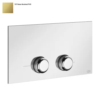 Клавиша смыва Gessi Venti20, для бачка Viega, Bruched… - Фото №1