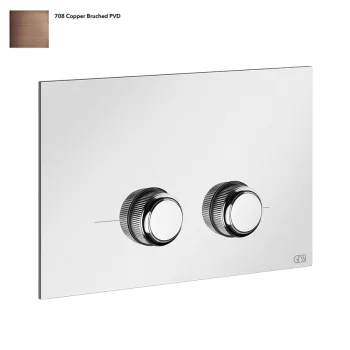 Клавиша смыва Gessi Venti20, для бачка Sanit, Copper… - Фото №1