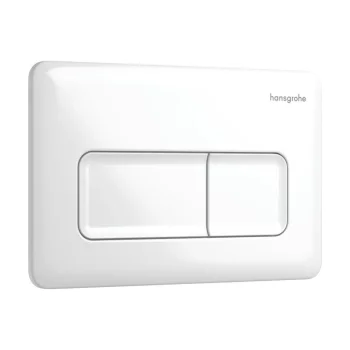 Клавіша змиву Hansgrohe iFrame Original Q, White Gloss… - Фото №1