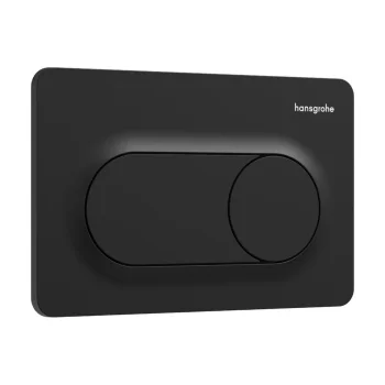Клавіша змиву Hansgrohe iFrame Original S, Matt Black… - Фото №1