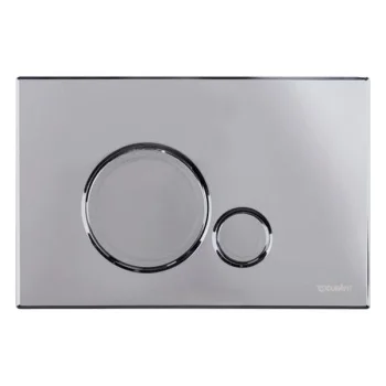 Клавіша змиву для унітазу Duravit Beta 120, Chrome… - Фото №1
