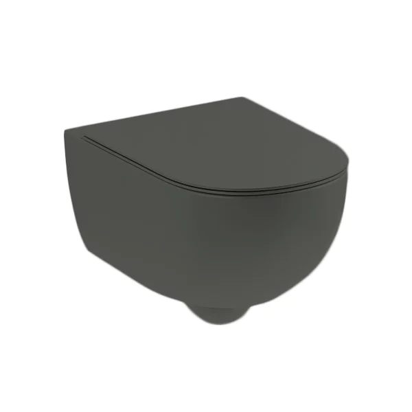 Крышка для унитаза Nic Design Pin Soft-Close, Argilla mat (005712052) - Фото 2