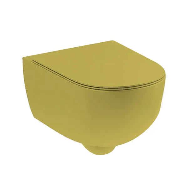 Крышка для унитаза Nic Design Pin Soft-Close, Senape mat (005712053) - Фото 2