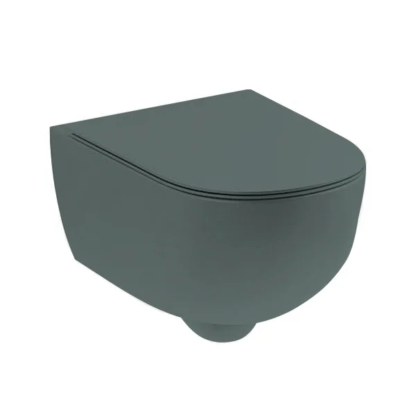 Крышка для унитаза Nic Design Pin Soft-Close, Cenere mat (005712059) - Фото 2