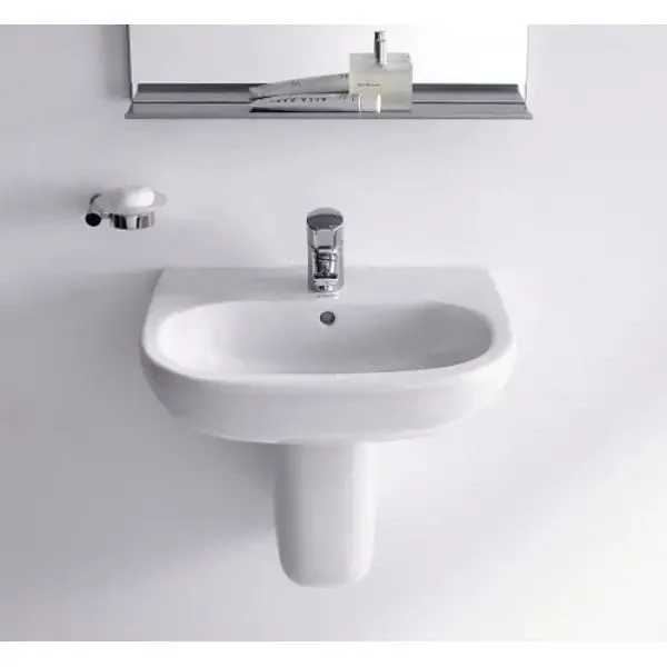 Полупьедестал для умывальника Duravit D-Code, белый (08571800002) - Фото 2