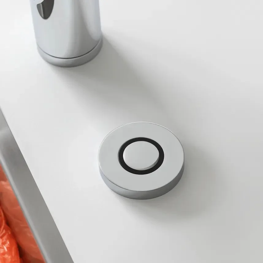 Кнопка керування подрібнювачем сміття Dornbracht Air Switch, хром (10713970-00) - Фото 2