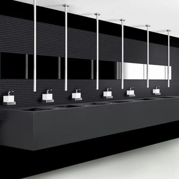 Вилив стельовий Gessi Rettangolo K, довжина на замовлення, Chrome (20199031) - Фото 2