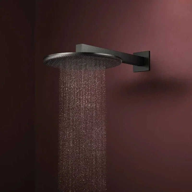 Тримач верхнього душу Hansgrohe E 390 мм, Brushed Black Chrome (24337340) - Фото 2