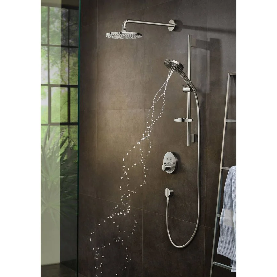 Шланговое подсоединение Hansgrohe FixFit S с обратным клапаном, хром (26453000) - Фото 2