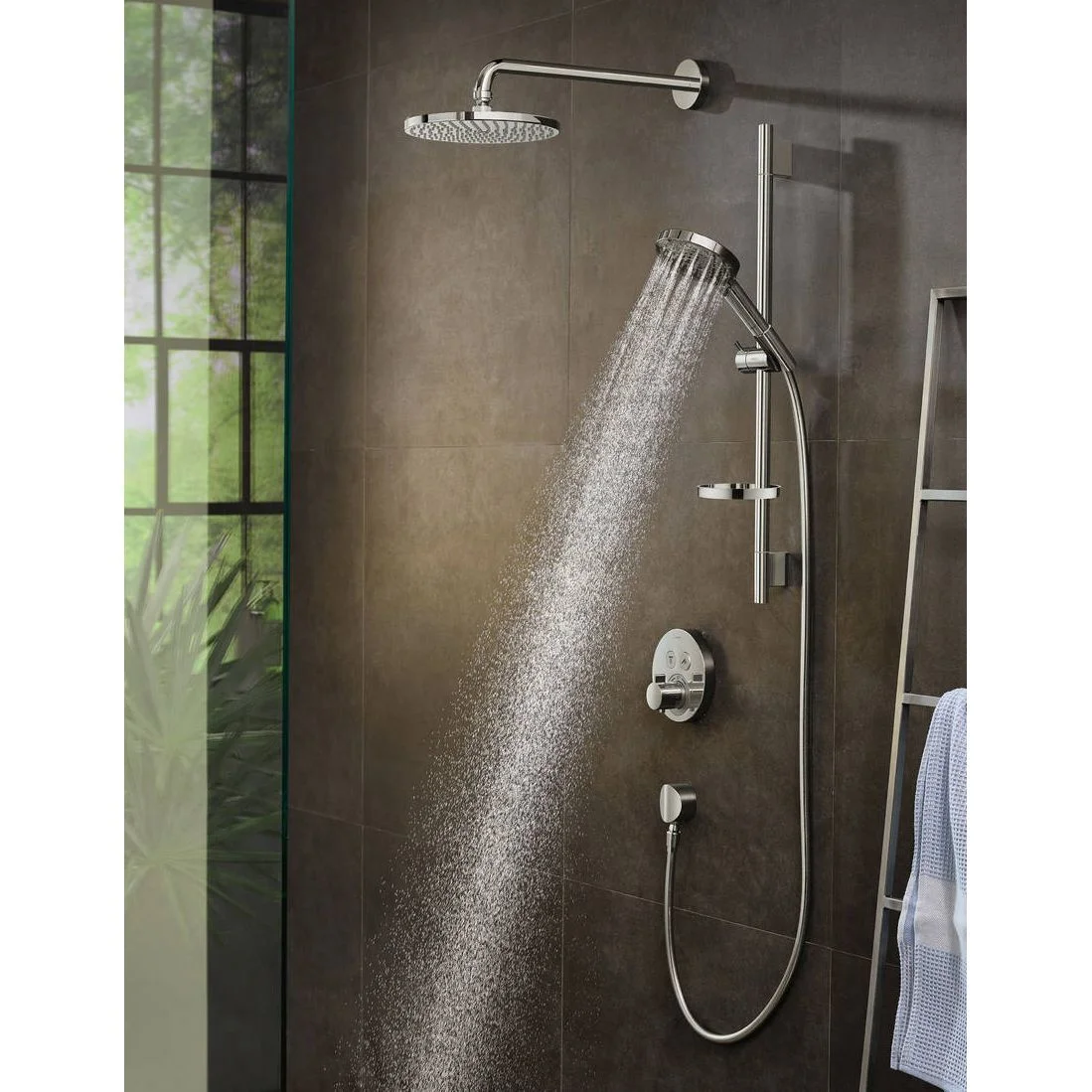Шланговое подключение Hansgrohe FixFit S с обратным клапаном, Matt White (26453700) - Фото 2