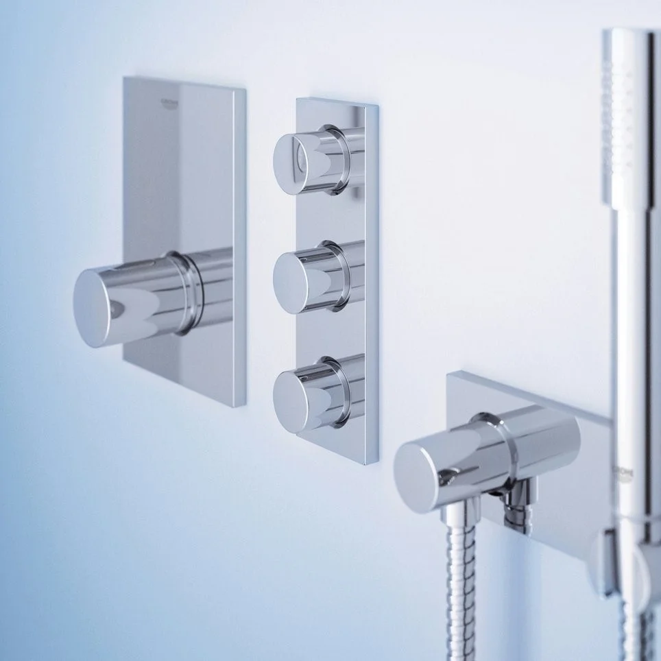 Вбудований вентиль Grohe Grohtherm F (27625000) - Фото 2