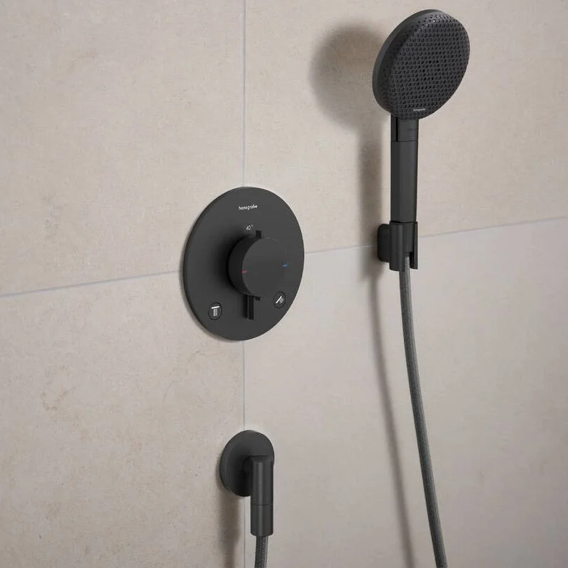 Шланговое подсоединение Hansgrohe FixFit Fine S, Brushed Black Chrome (28882340) - Фото 2