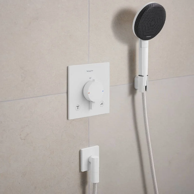 Шлангове підключення Hansgrohe FixFit Fine E, Matt White (28883700) - Фото 2