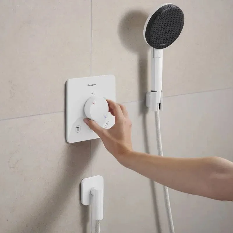 Шлангове підключення Hansgrohe FixFit Fine Q, Matt White (28884700) - Фото 2