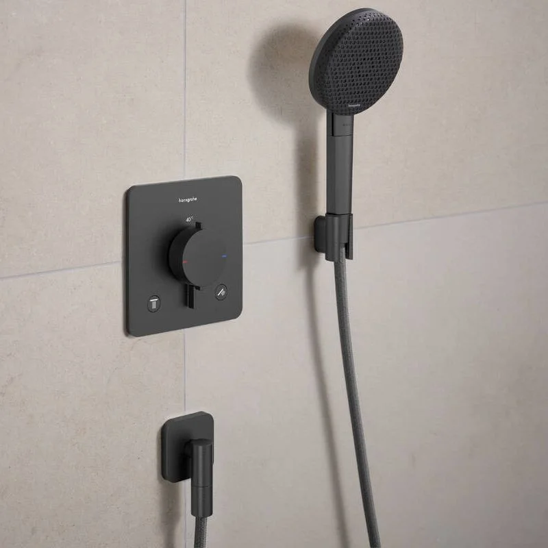 Тримач для душу Hansgrohe Porter Fine, Brushed Black Chrome (28885340) - Фото 2