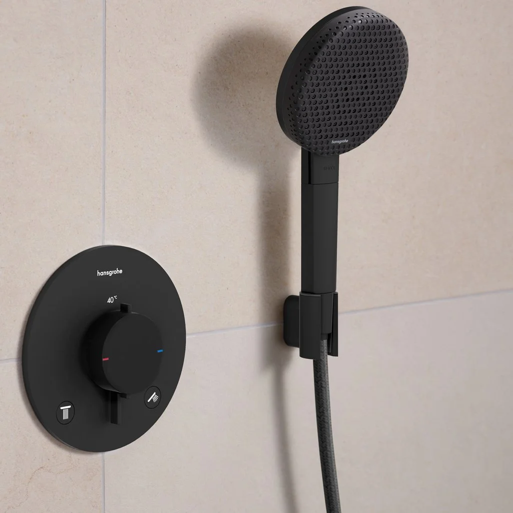 Держатель ручного душа Hansgrohe Porter Fine, Matt Black (28885670) - Фото 2