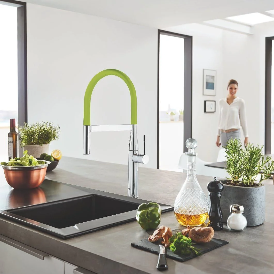 Излив для кухонного смесителя Grohe Essence гибкий, green (30321GE0) - Фото 2