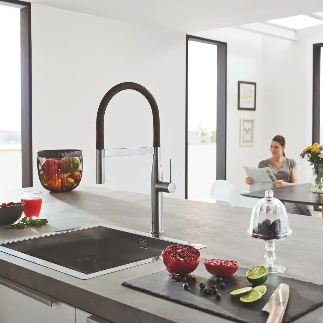 Излив для кухонного смесителя Grohe Essence гибкий, dark brown (30321HG0) - Фото 2