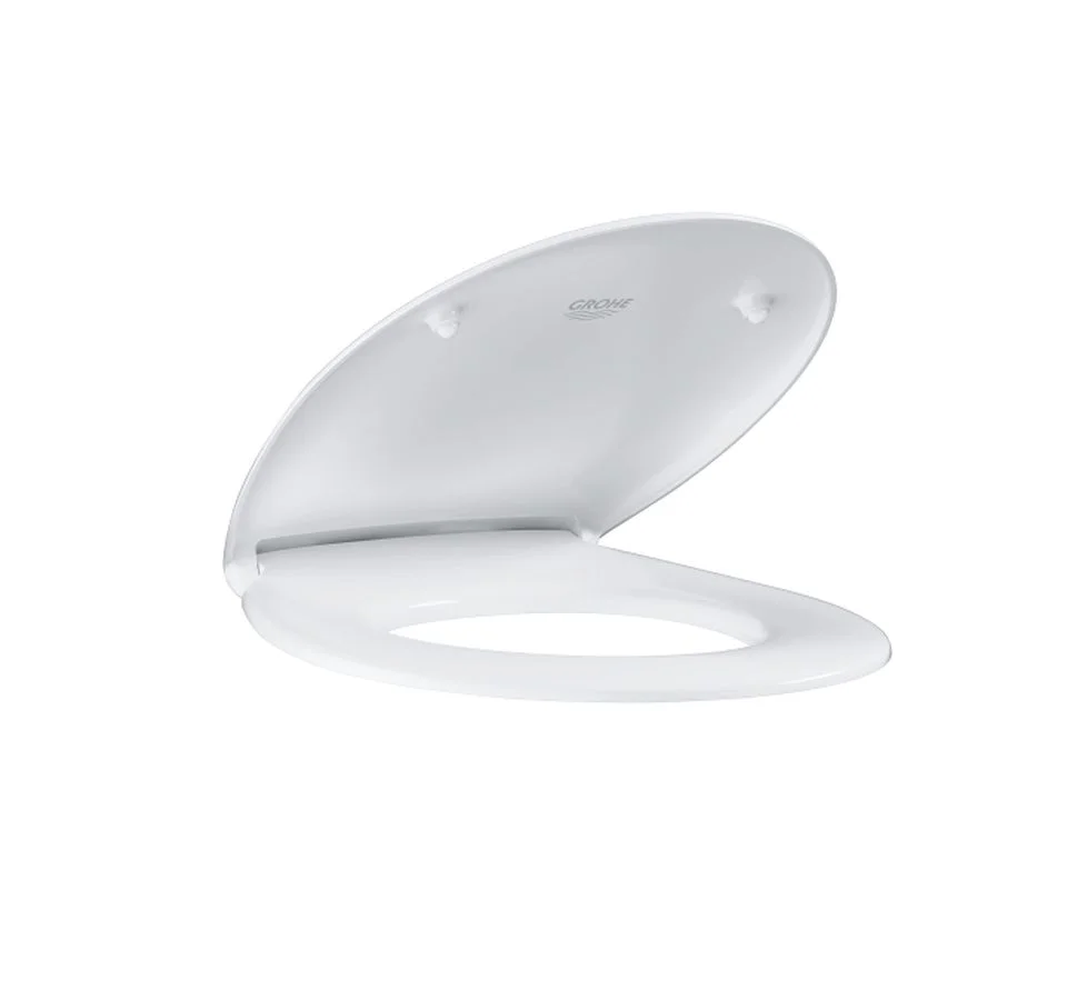 Крышка для унитаза Grohe Bau Ceramic без доводчика, белый альпийский (39492000) - Фото 2