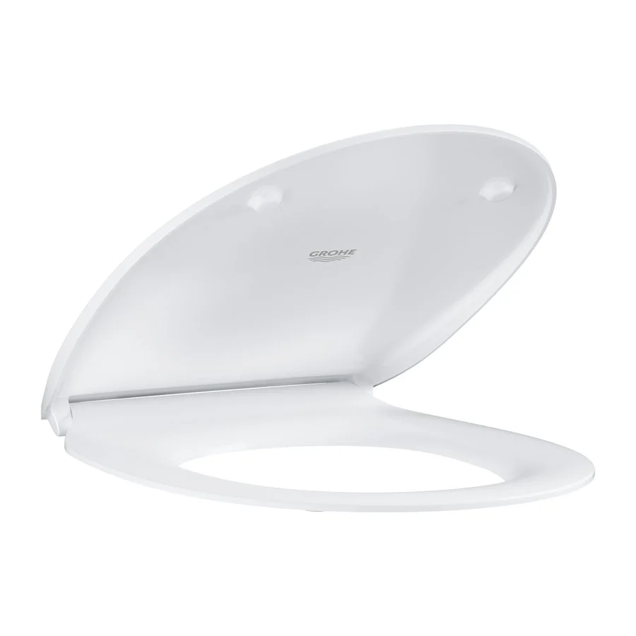 Кришка для унітазу GROHE Bau Ceramic soft close slim, білий (39898000) - Фото 2