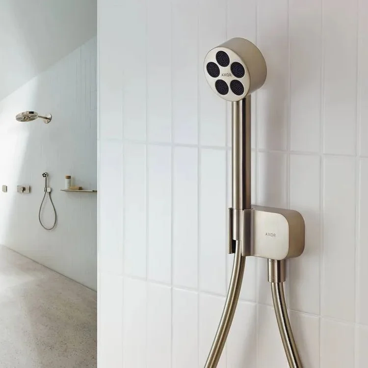 Шланговое подключение Axor One Fixfit Porter с держателем, Brushed Nickel (45723820) - Фото 2