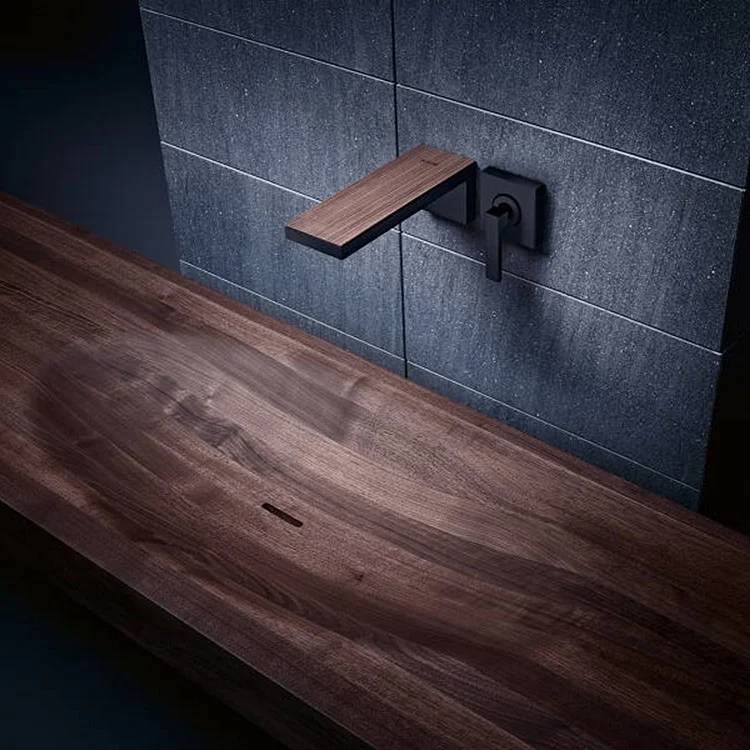 Накладка для змішувача, AXOR MyEdition 245 Black Walnut (47907000) - Фото 2