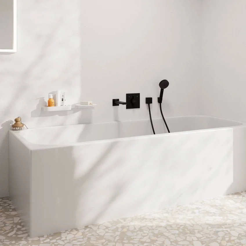 Излив для ванны Hansgrohe Tecturis E с выступом 210 мм, хром (73410000) - Фото 2