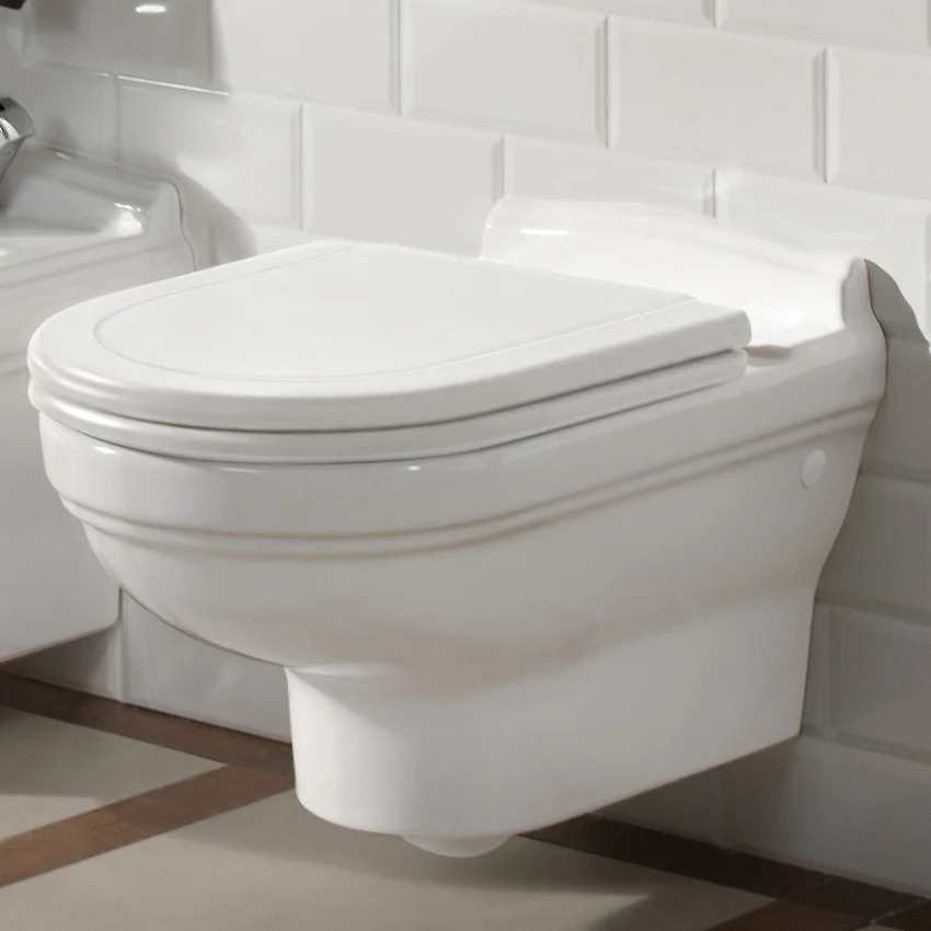 Сидіння з кришкою для унітазу Villeroy & Boch Hommage (8809S6R1) - Фото 2