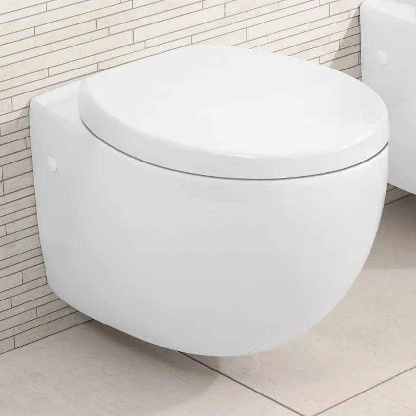 Сиденье с крышкой для унитаза Villeroy & Boch Aveo New Generation (9M57S1R1) - Фото 2