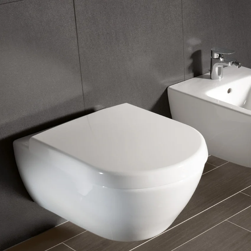 Сидіння з кришкою для унітазу Villeroy & Boch Subway 2.0 (9M68S101) - Фото 2