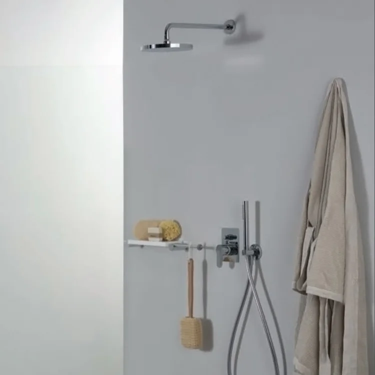 Держатель верхнего душа Ritmonio L=350mm, горизонтальный, круглый, Brushed Gold (Q0BA6068GOX) - Фото 2