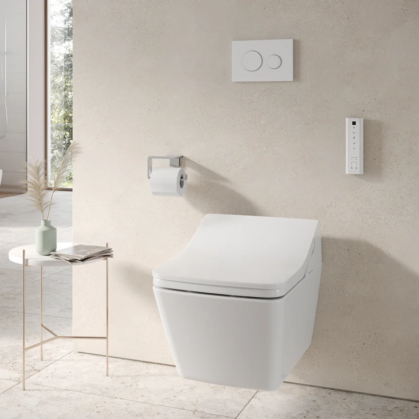 Кришка-біде для унітазу TOTO WASHLET SX EWATER+, білий (TCF897CG) - Фото 2