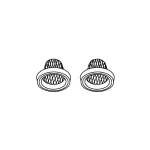Сетка префильтр для встроенных термостатов GRB Spare Parts 2шт (00015002) - Фото 1