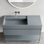 Стелаж для умивальника Nic Design Elen 120, Brushed Bronze (02173765) - Фото 1