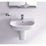 Полупьедестал для умывальника Duravit D-Code, белый (08571800002) - Фото 2