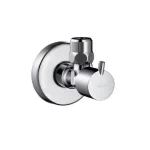Угловой вентиль Hansgrohe S 1/2-3/8, хром (13901000) - Фото 1