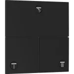 Переключатель Hansgrohe ShowerSelect Comfort E на 3 функции, Matt Black (15573670) - Фото 1
