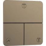 Перемикач Hansgrohe ShowerSelect Comfort Q для душу, на 3 споживача, бронза (15587140) - Фото 1