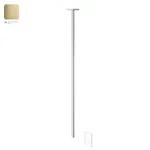 Излив Gessi, для электронного смесителя, потолочный, Bruched Brass PVD (20024727) - Фото 1