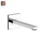 Вилив настінний Gessi Rettangolo K, Copper Bruched PVD (20114708) - Фото 1