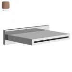 Излив для душа Gessi Rettangolo K, каскадный, Copper Bruched PVD (20293708) - Фото 1