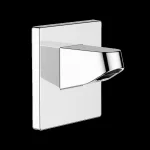 Кронштейн для душа Hansgrohe Pulsify 105, хром (24139000) - Фото 1