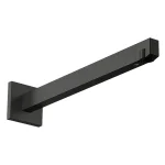 Тримач верхнього душу Hansgrohe E 390 мм, Brushed Black Chrome (24337340) - Фото 1