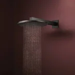 Тримач верхнього душу Hansgrohe E 390 мм, Brushed Black Chrome (24337340) - Фото 2