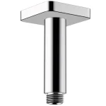 Держатель верхнего душа потолочный Hansgrohe Vernis Shape 100 мм, Chrome (26406000) - Фото 1